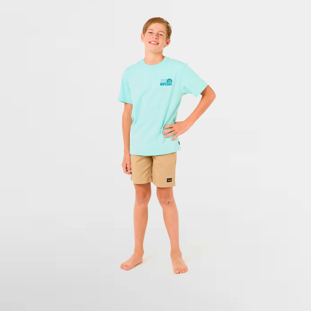 RIP CURL CAMISETA K. SURF REVIVAL STACKED TEE - 116BTE 8089
