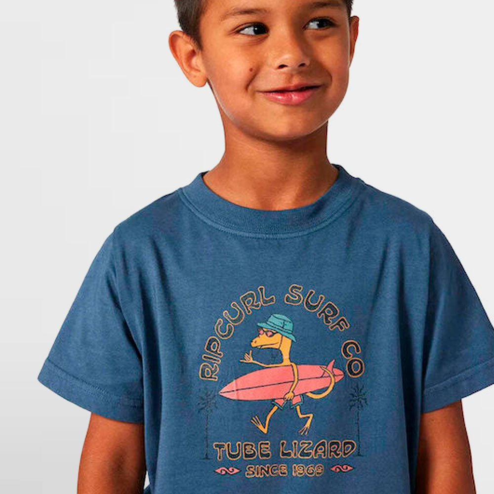 RIP CURL CAMISETA LK. GROM ENERGY LIZARD TEE - 021TTE 9435