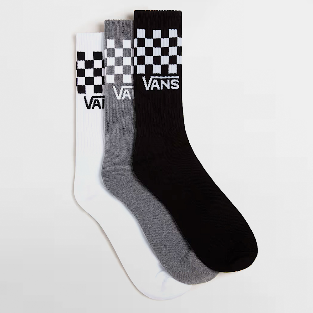 VANS CALCETIN PACK 3 CLASSIC CHECK CREW - VN000F0WY28