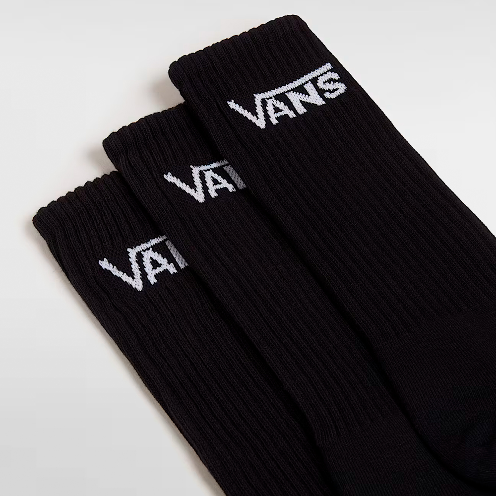 VANS CALCETIN PACK 3 CLASSIC CREW ROX - VN000F0XBLK