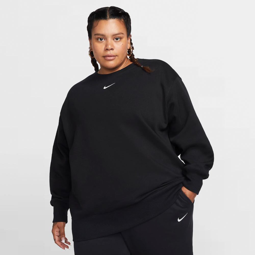 NIKE SUDADERA NSW PHOENIX FLEECE OS (PLUS SIZE) - DV4976 010