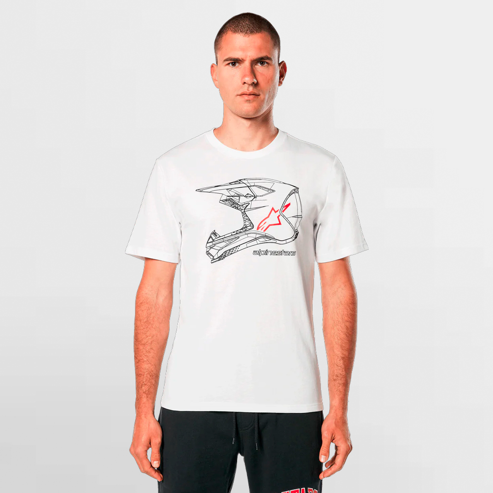 ALPINESTARS CAMISETA MX HELMET CSF TEE 20 - 1214-73116