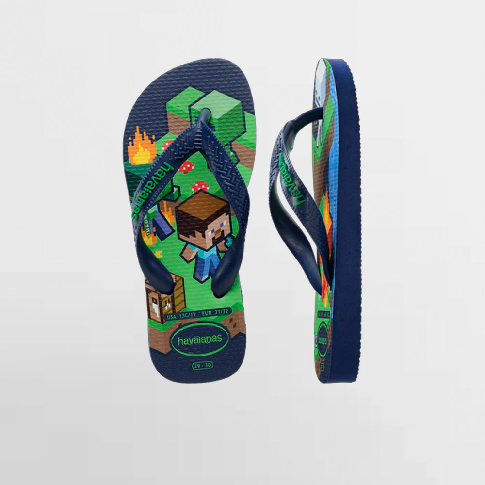 HAVAIANAS SANDALIA MINECRAFT PS/GS - 4145125 0555
