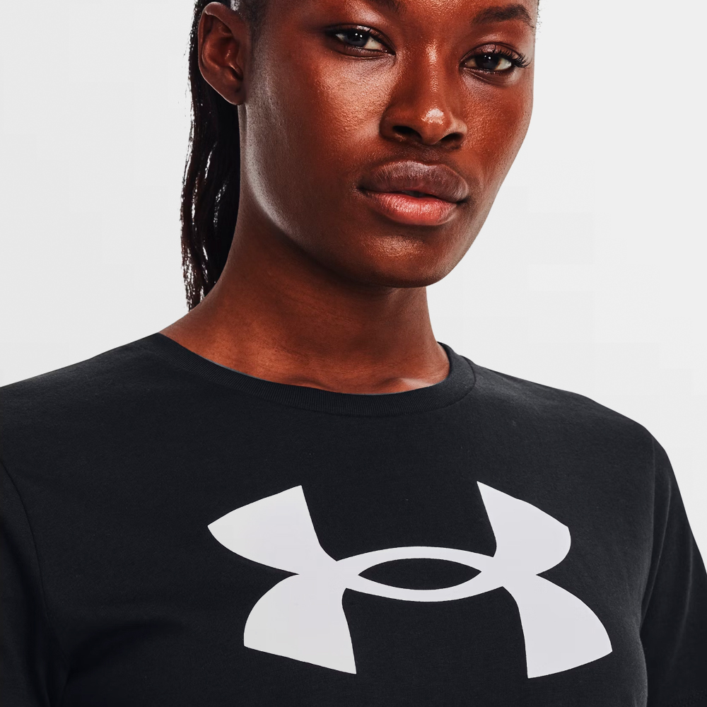 UNDER ARMOUR CAMISETA W. UA RIVAL LOGO SHORT SLV - 1356305 001