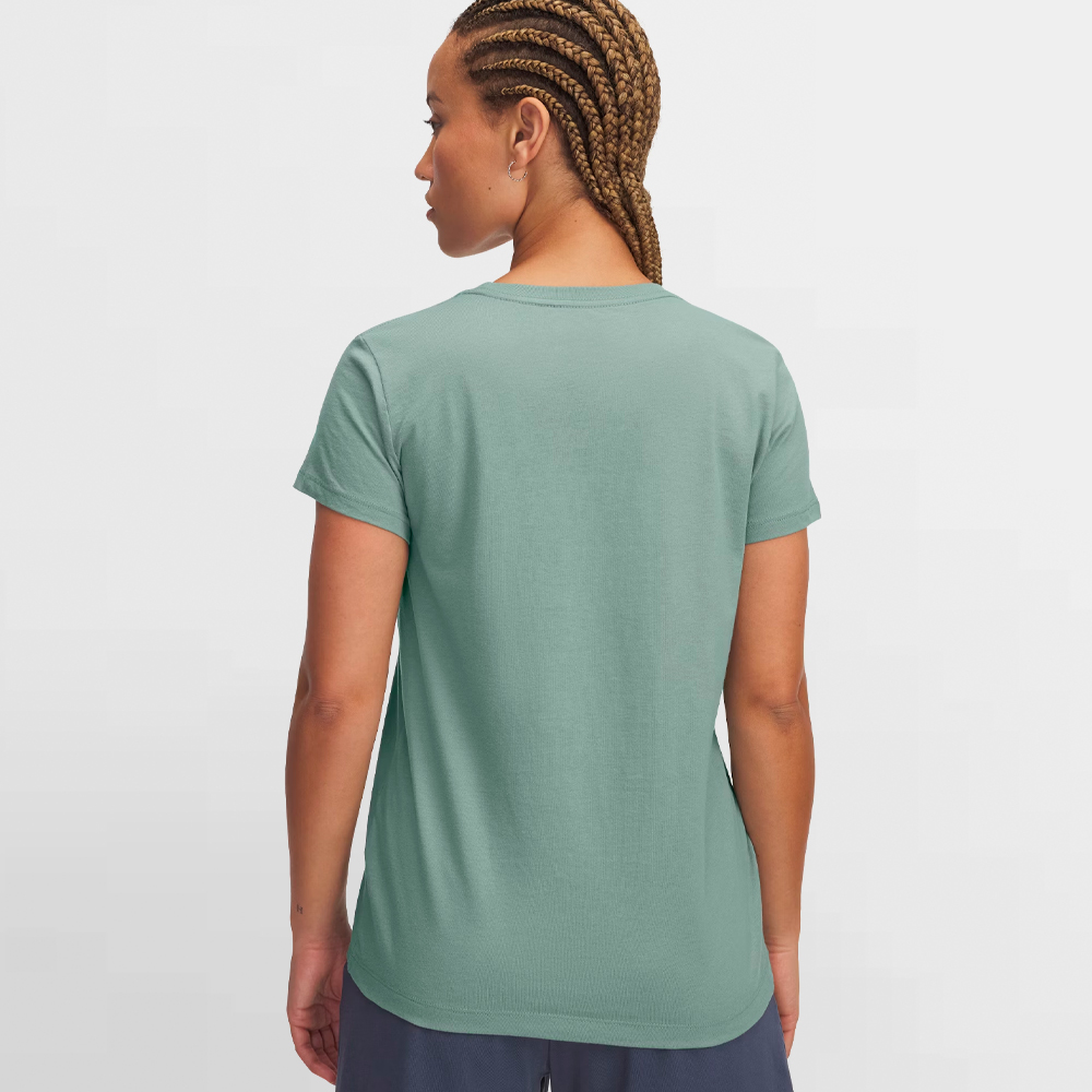 UNDER ARMOUR CAMISETA W. UA RIVAL LOGO SHORT SLV - 1356305 348