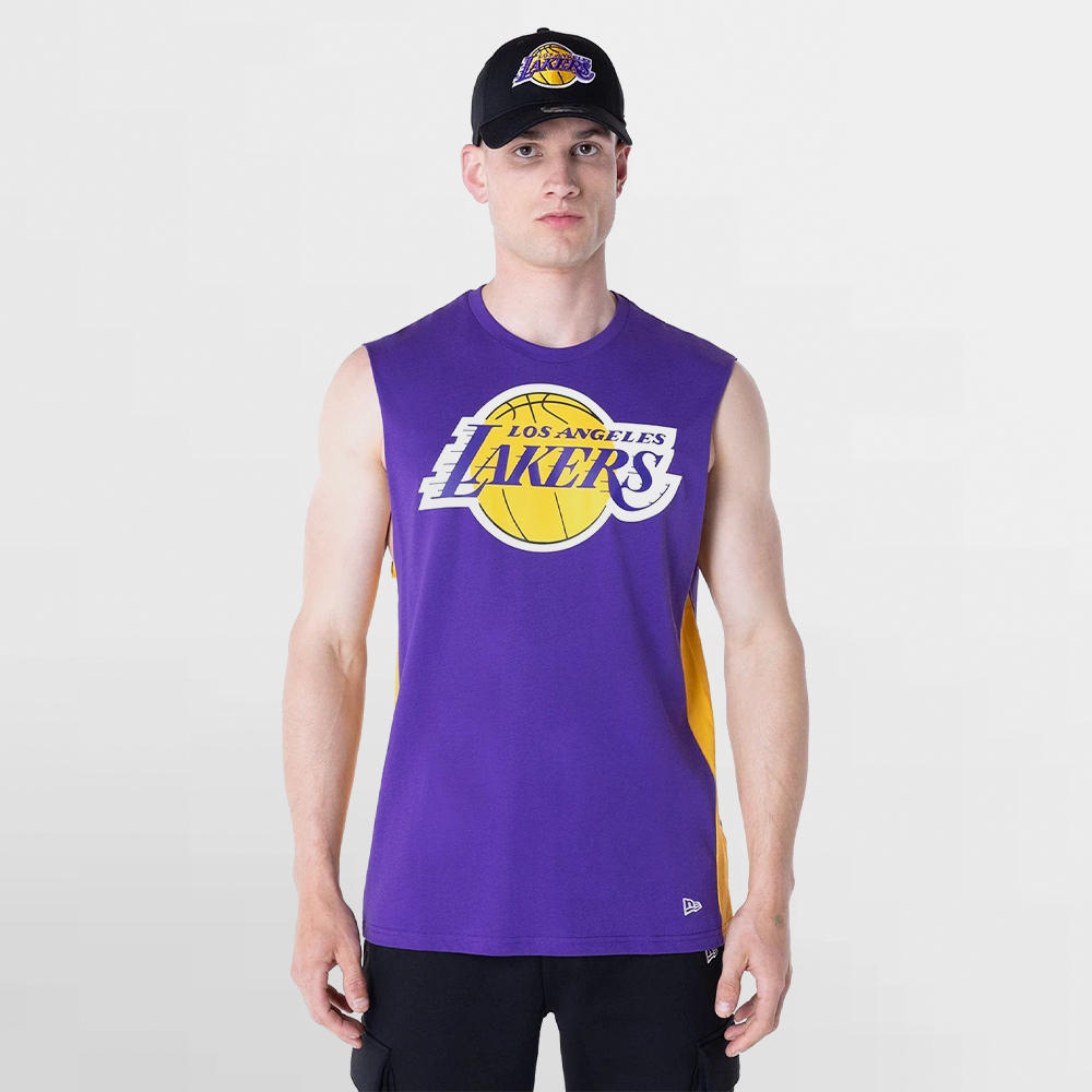NEW ERA CAMISILLA NBA PANEL SVLS TEE ( LAKERS ) - 60596406