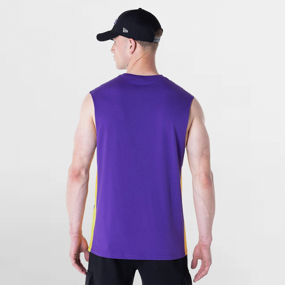 NEW ERA CAMISILLA NBA PANEL SVLS TEE ( LAKERS ) - 60596406