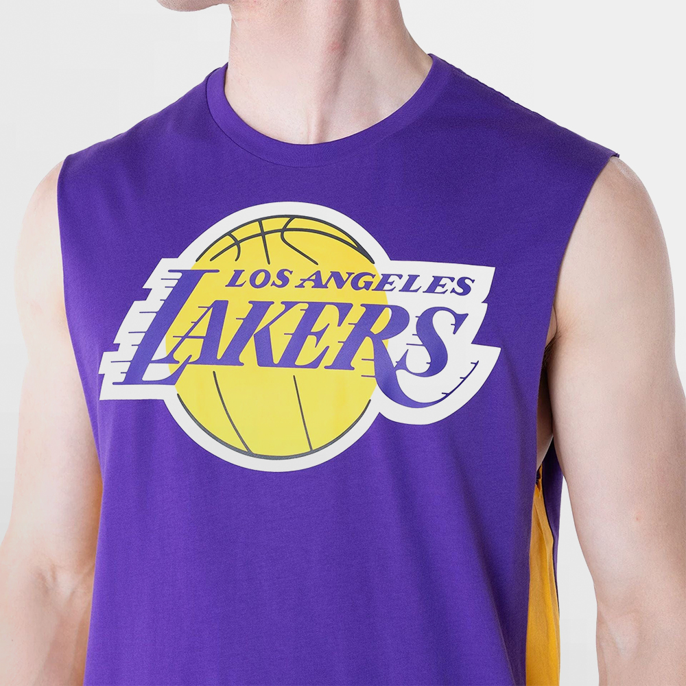 NEW ERA CAMISILLA NBA PANEL SVLS TEE ( LAKERS ) - 60596406