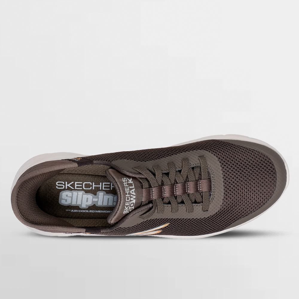 SKECHERS CALZADO GO WALK FLEX SLIP- INS - 216505 BRN