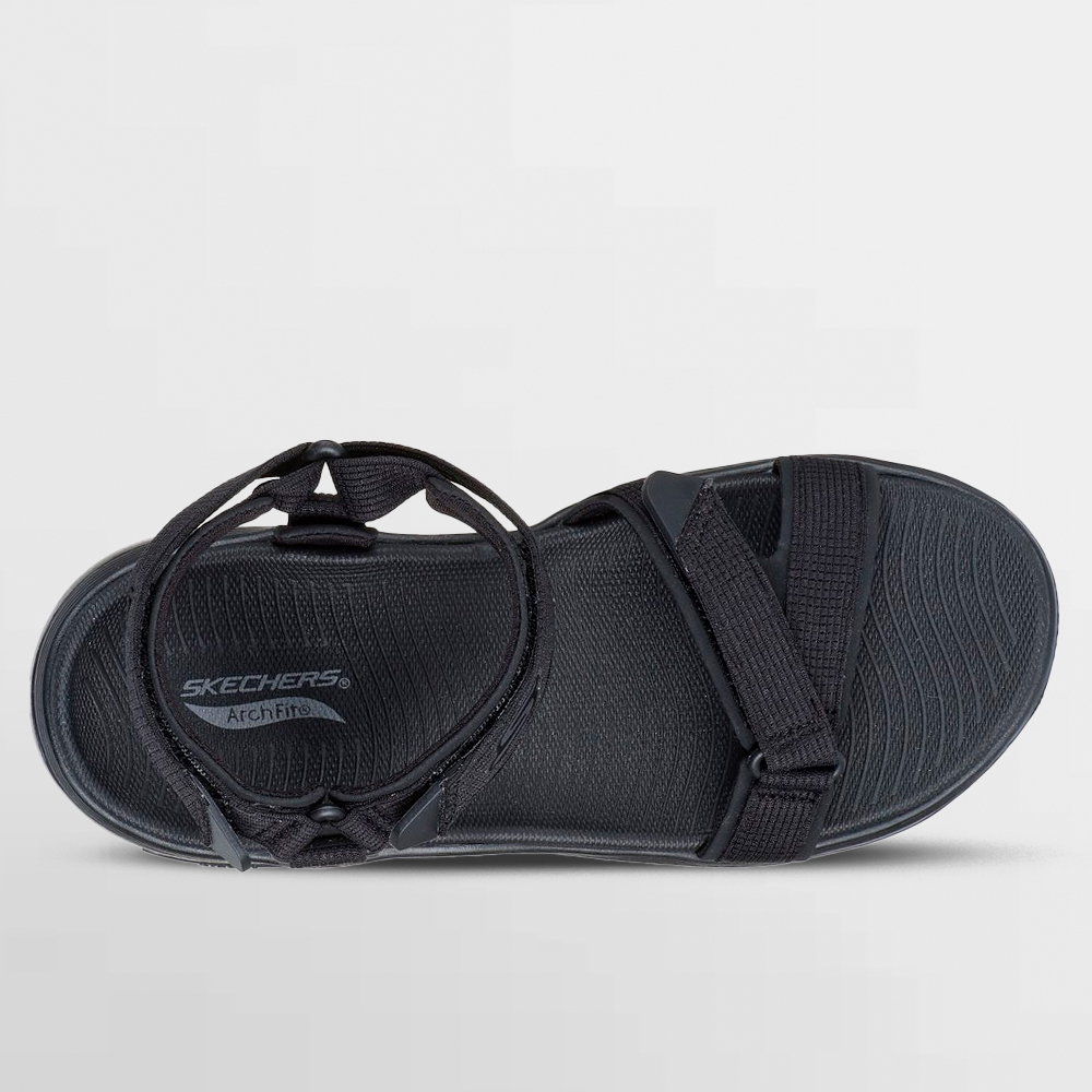 SKECHERS SANDALIA W. GO WALK ARCH FIT - 140808 BBK