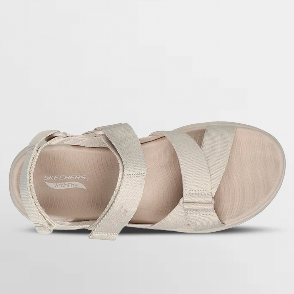 SKECHERS SANDALIA W. GO WALK ARCH FIT - 140808 NAT