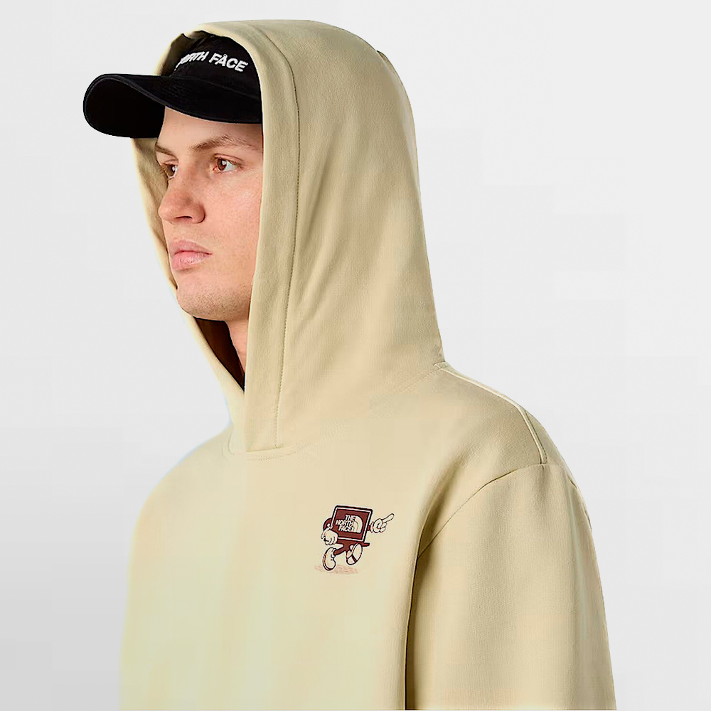 THE NORTH FACE CANGURO CARTOON LOGO RELAXED HOOD - NF0A8C333X4