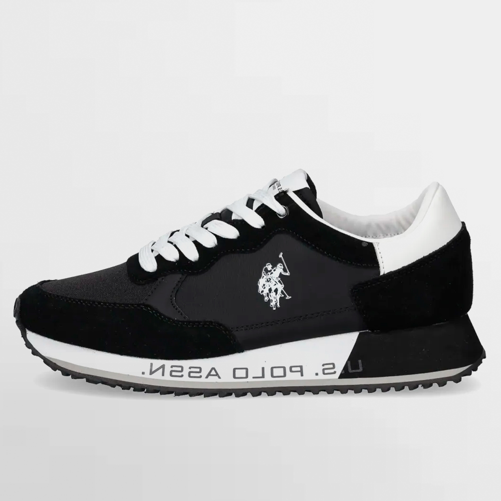 US POLO ASSN CALZADO CLEEF006M BLK-WHI01 - CLEEF006M/SNS1