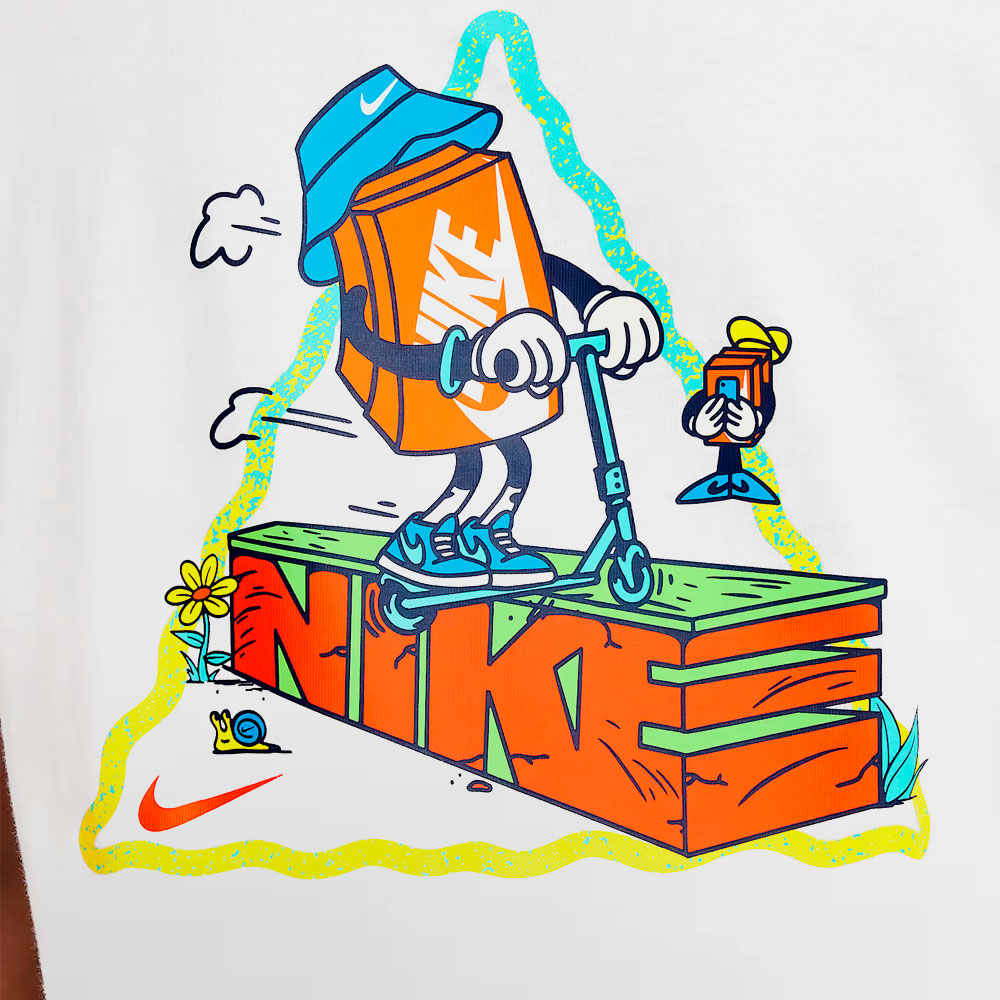 NIKE CAMISETA K. NSW TEE BOXY SCOOTER - HQ3239 100