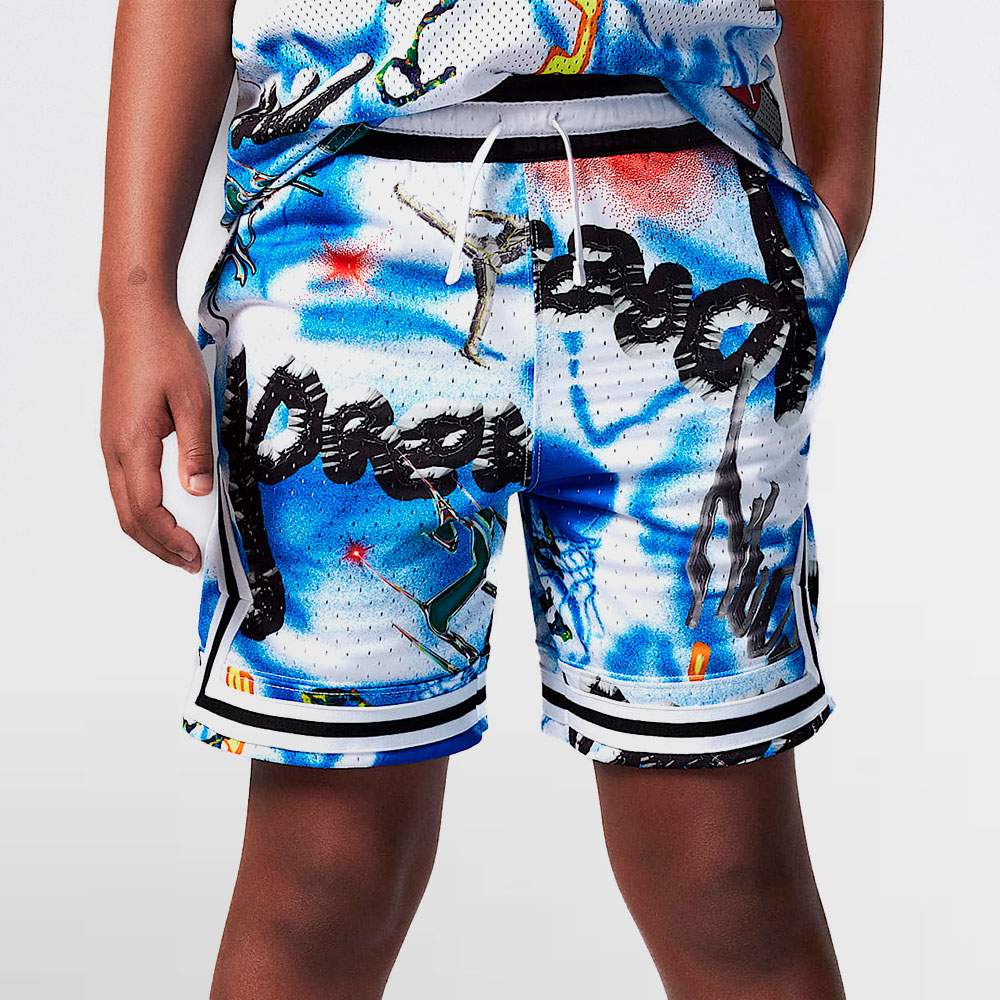 NIKE PANT. CORTO JORDAN AOP SPORT DIAMOND SHORT - 95D429 BB6