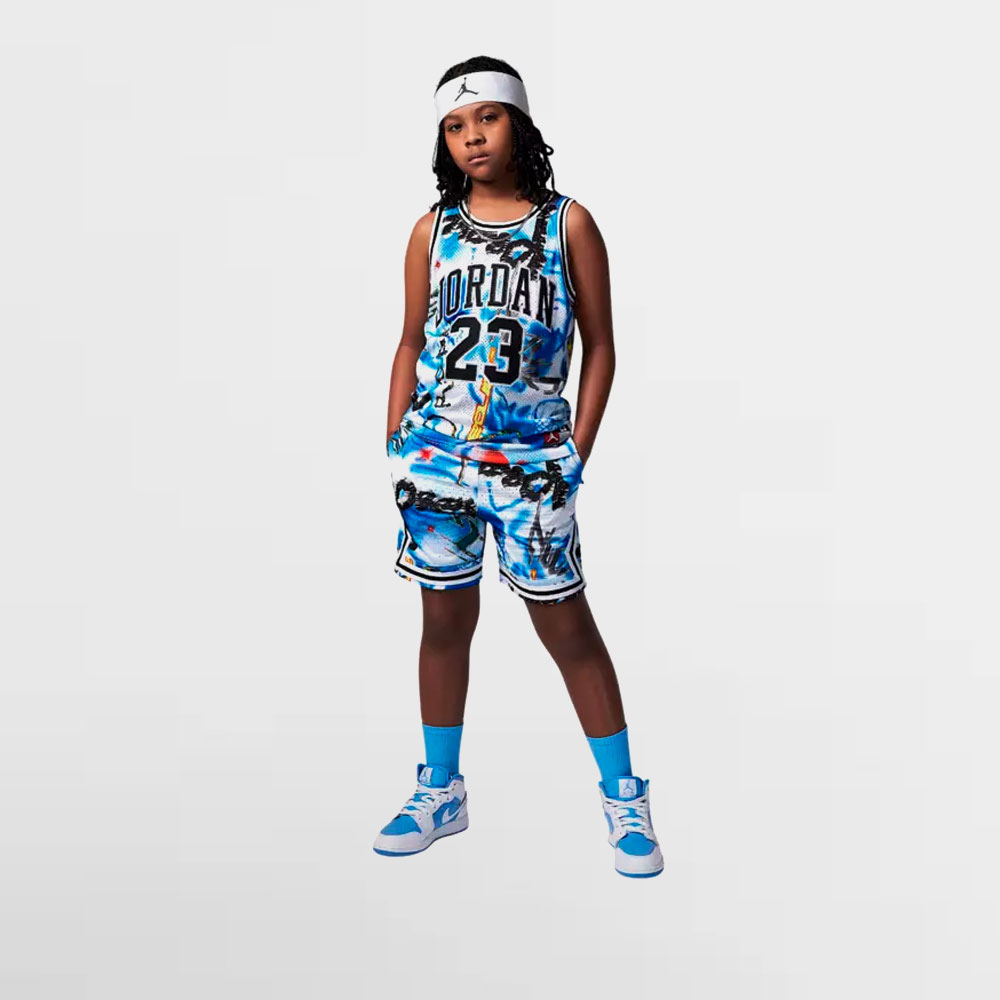 NIKE PANT. CORTO JORDAN AOP SPORT DIAMOND SHORT - 95D429 BB6