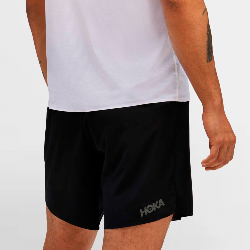 HOKA PANT. CORTO GLIDE 7 SHORT 2IN1 - 1151080 BLK