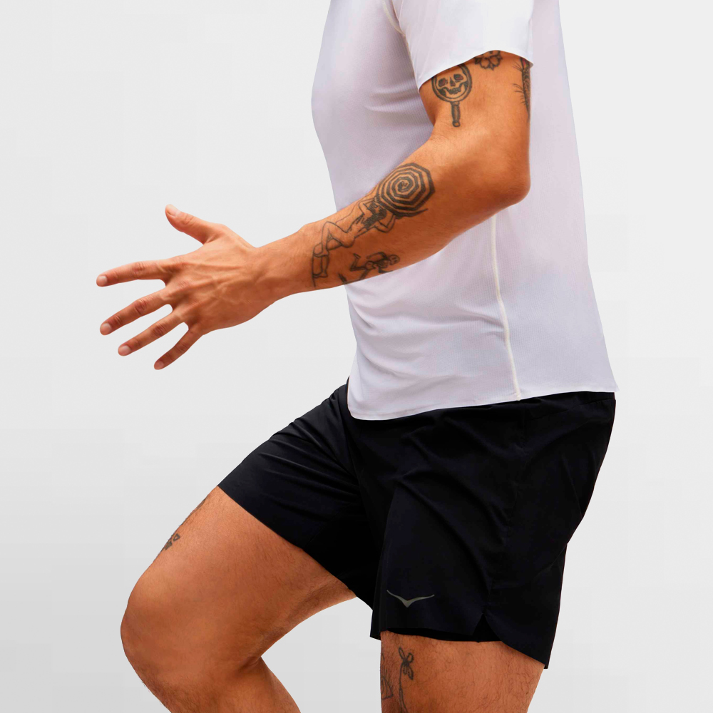 HOKA PANT. CORTO GLIDE 7 SHORT 2IN1 - 1151080 BLK