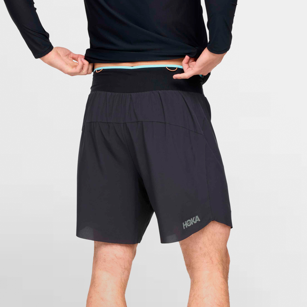 HOKA PANT. CORTO SKYGLIDE TRAIL SHORT - 1141740 BLK