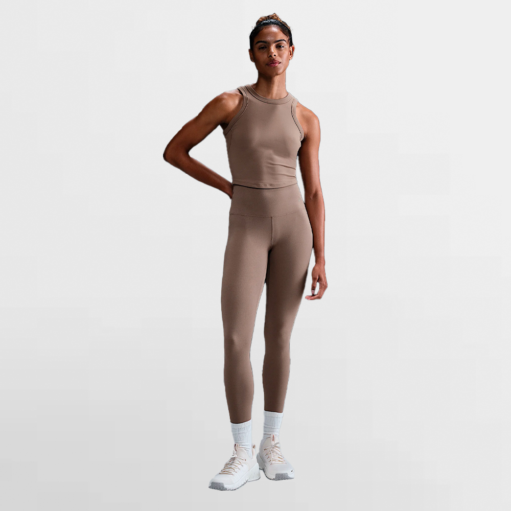 NIKE CAMISILLA W. ONE FITTED DF CROP TAN - FN2806 233