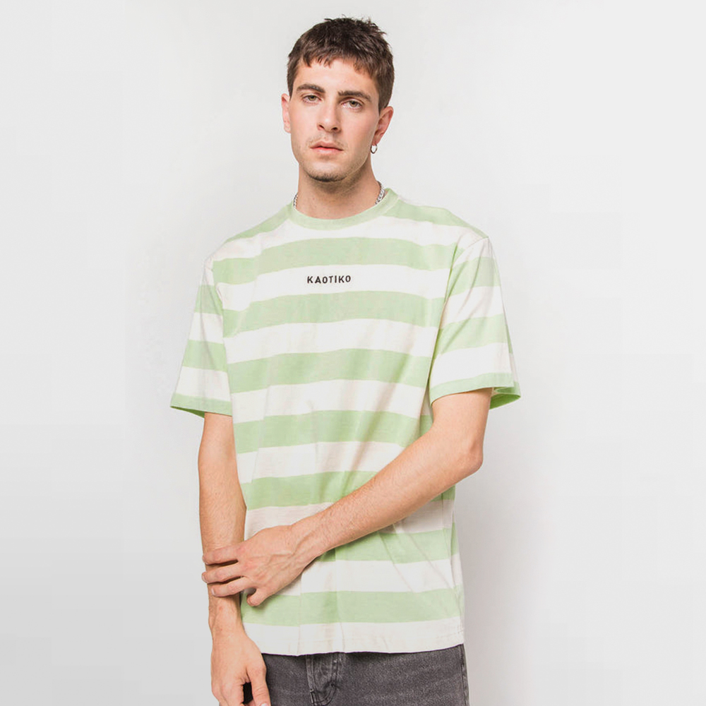 KAOTIKO CAMISETA NIALL STRIPES ORCHID - AO100-11-G002