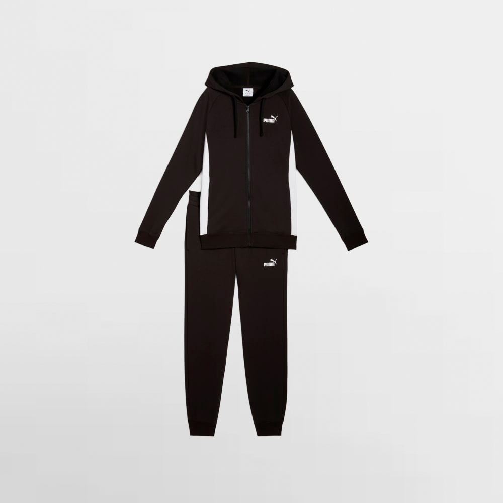 PUMA CHANDAL W. FULL-ZIP HOODED SWEAT SUIT - 690738 01