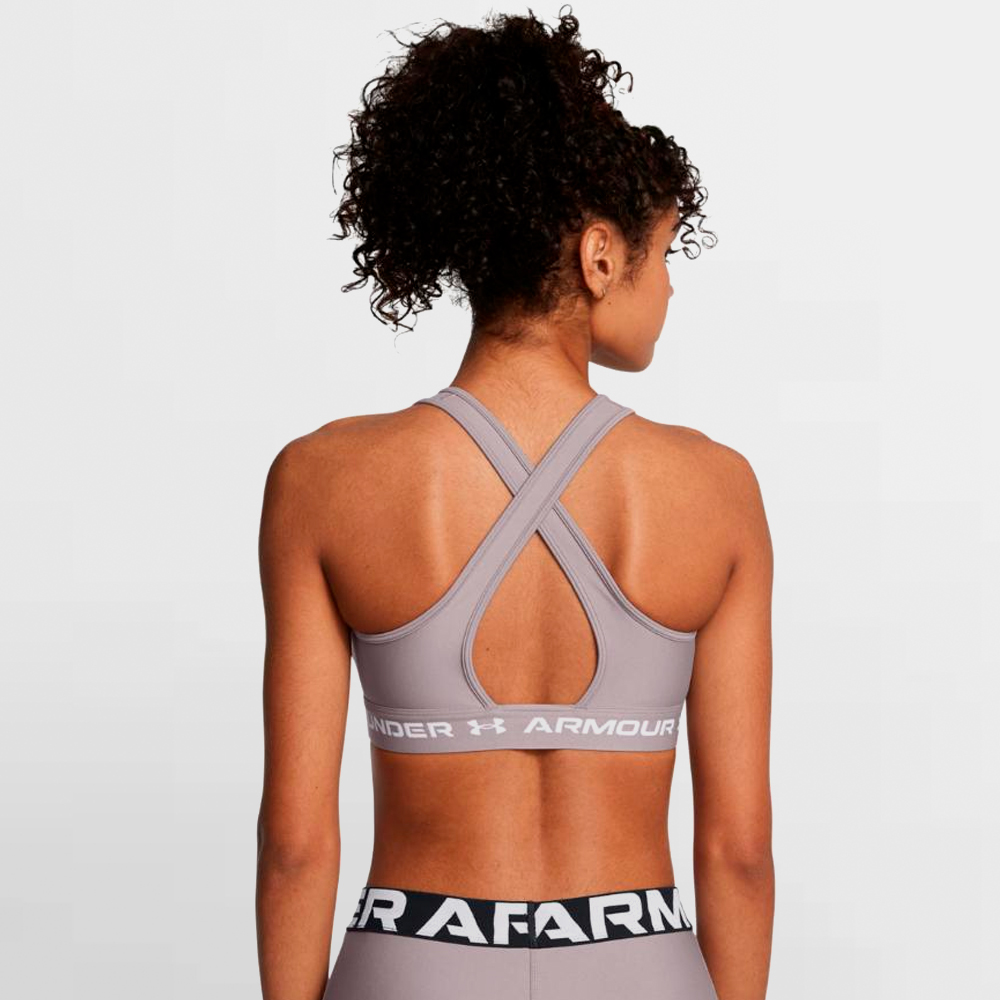 UNDER ARMOUR TOP W. MID CROSSBACK BRA - 1361034 015