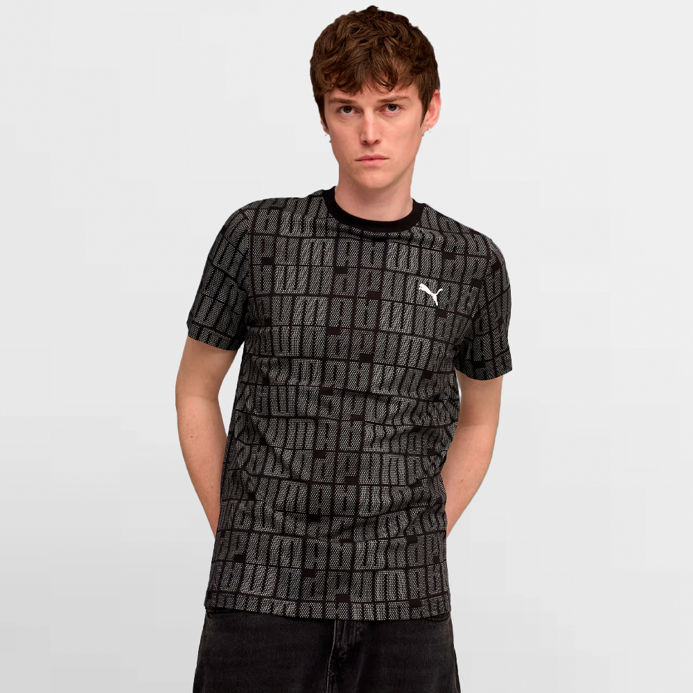 PUMA CAMISETA ESS LOGO LAB AOP TEE - 688185 01