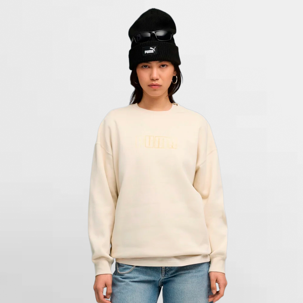 PUMA SUDADERA W. MAXIMAL METALLIC CREW - 634462 87