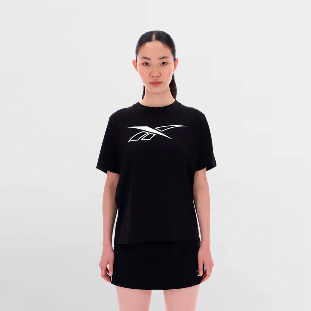 REEBOK CAMISETA W. METALLIC LOGO TEE - 100241157