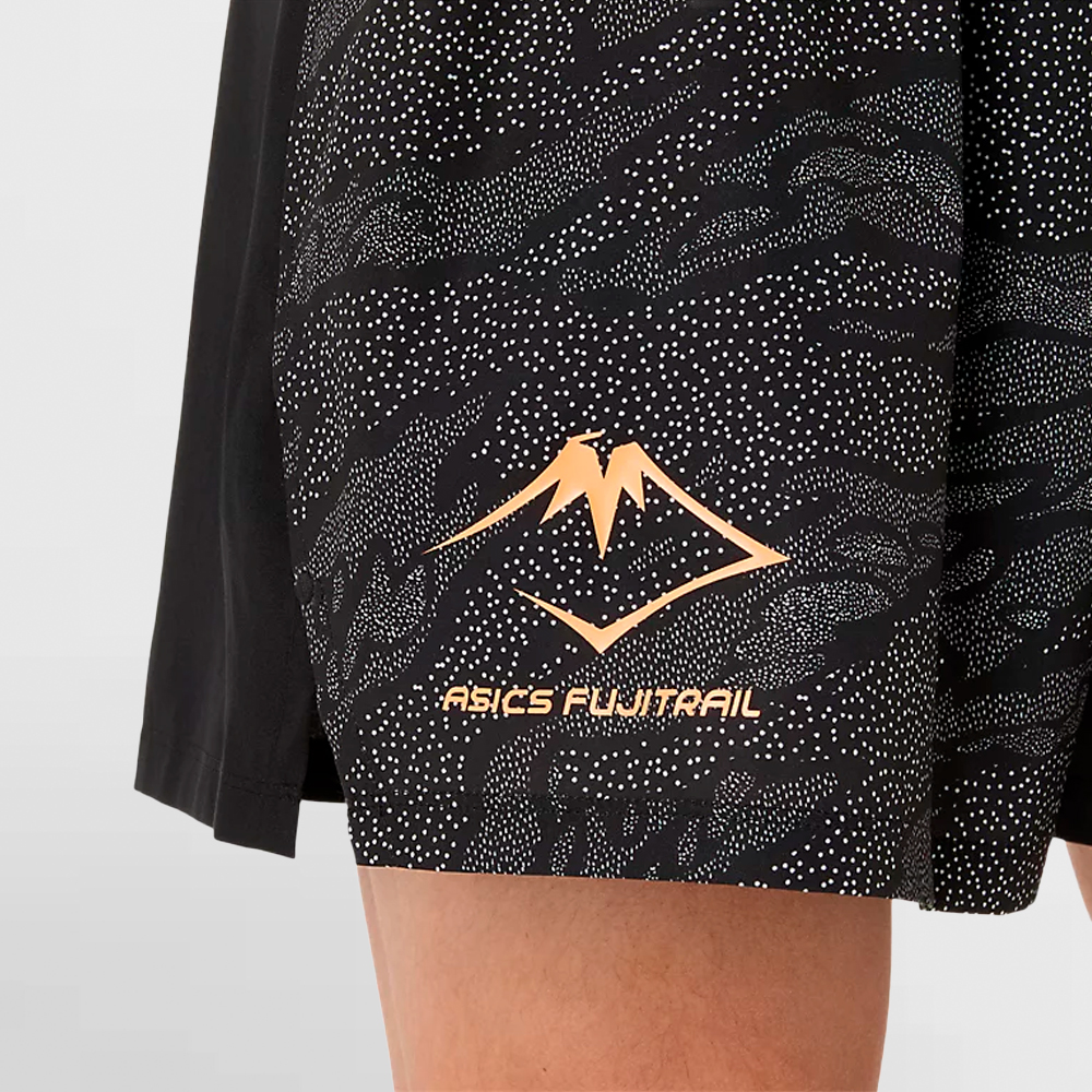 ASICS PANT. CORTO FUJITRAIL ALL OVER PRINT 5IN SHORT - 2011D392 001