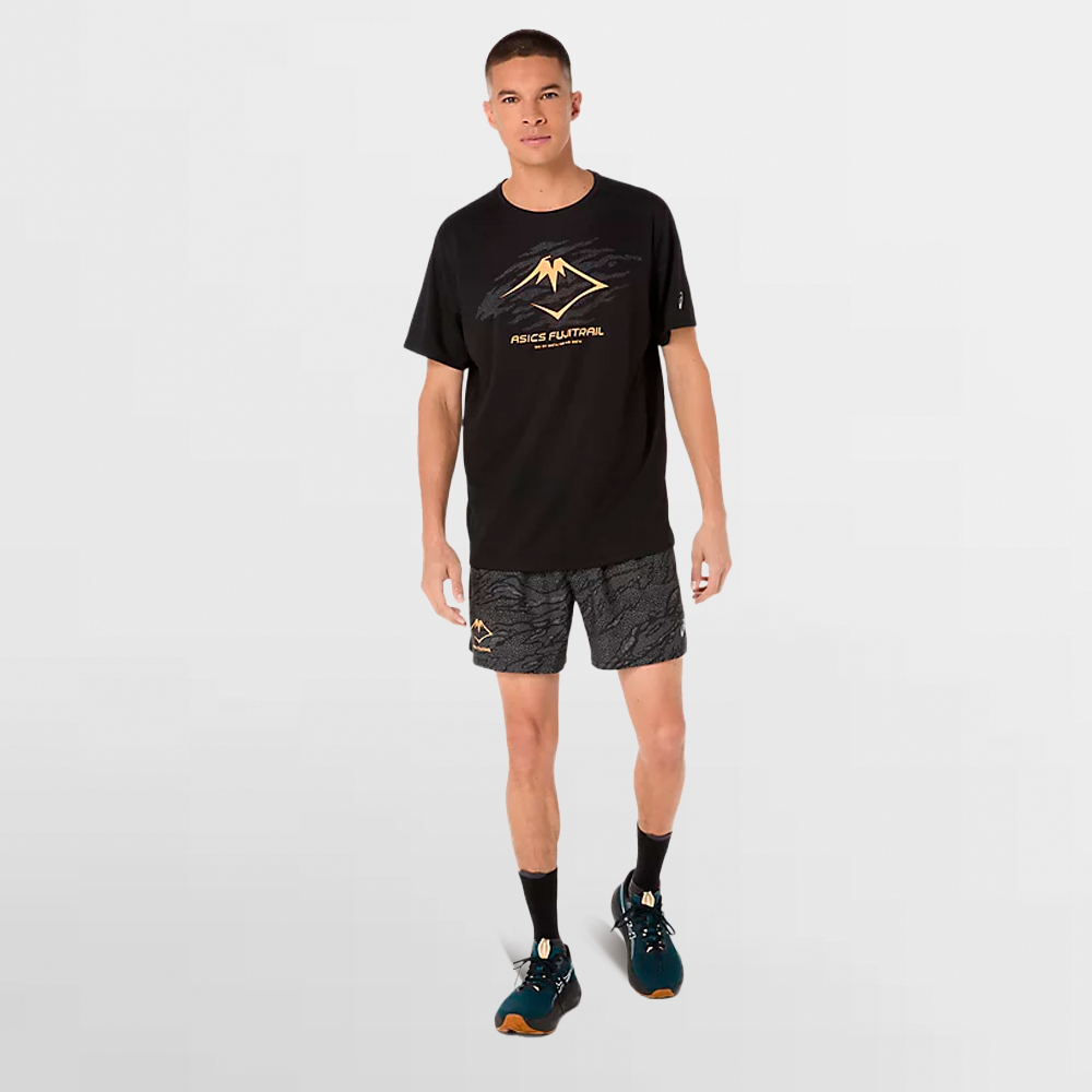 ASICS PANT. CORTO FUJITRAIL ALL OVER PRINT 5IN SHORT - 2011D392 001