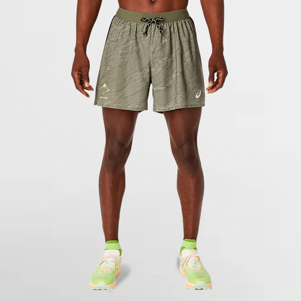 ASICS PANT. CORTO FUJITRAIL ALL OVER PRINT 5IN SHORT - 2011D392 300