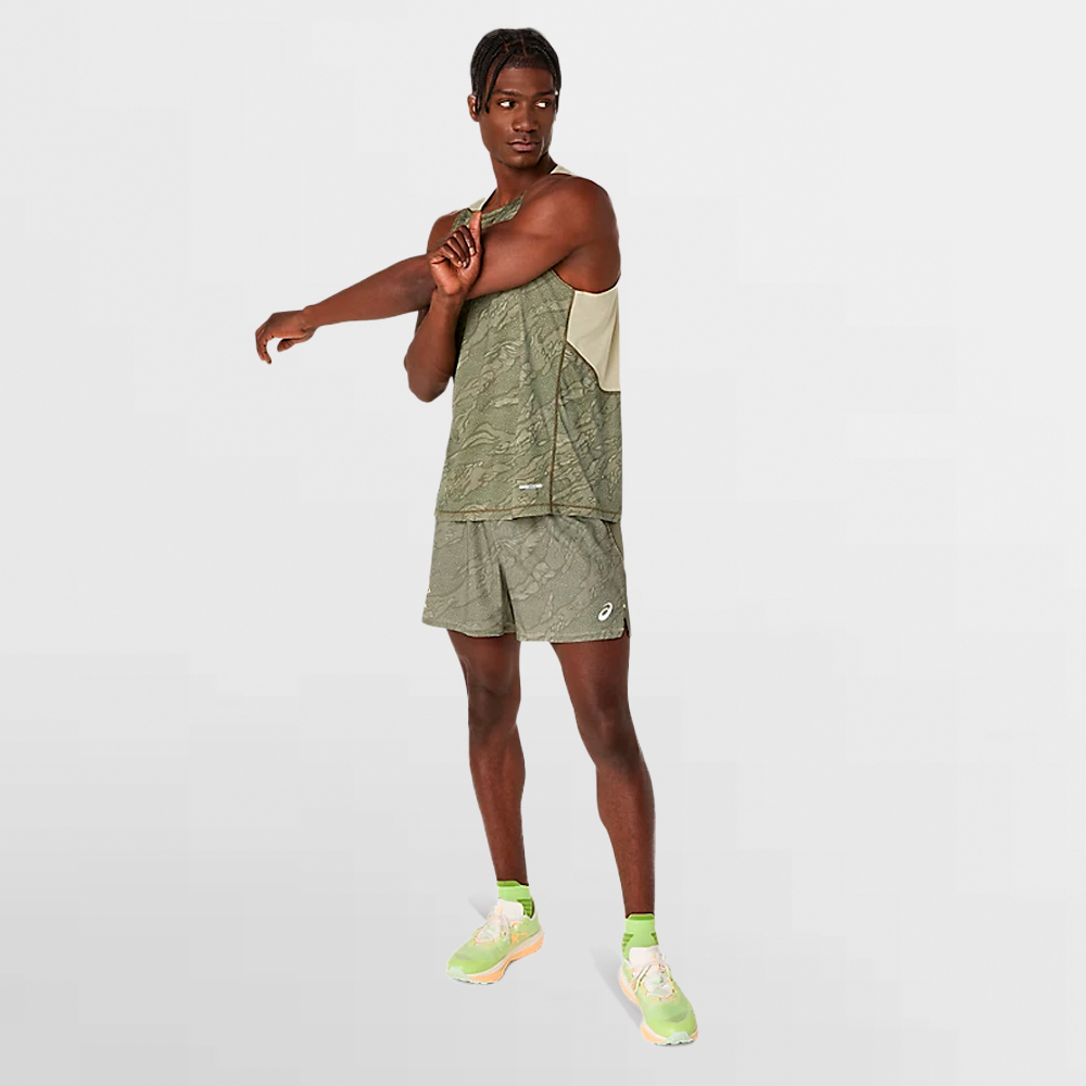 ASICS PANT. CORTO FUJITRAIL ALL OVER PRINT 5IN SHORT - 2011D392 300