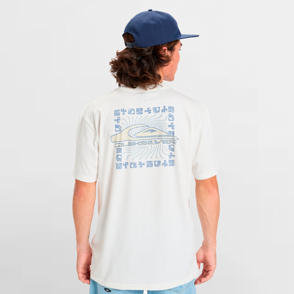 QUIKSILVER CAMISETA EVO BORDER LINES SS - EQYZT08191 WBK0