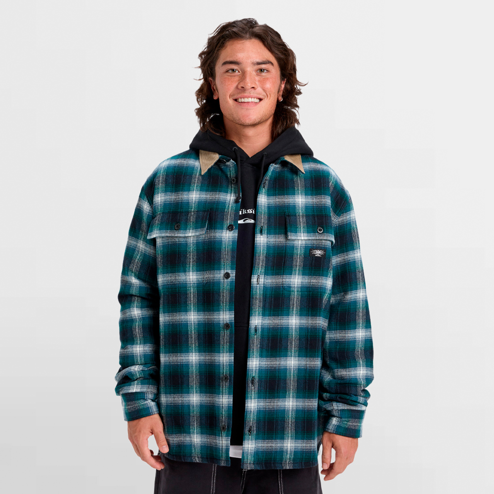 QUIKSILVER CHAQUETA MERCURY DESERT SHADOW CHECK - EQYWT04643 BRG1