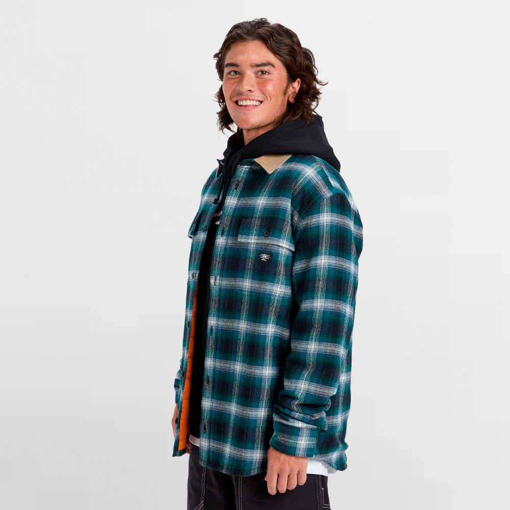 QUIKSILVER CHAQUETA MERCURY DESERT SHADOW CHECK - EQYWT04643 BRG1