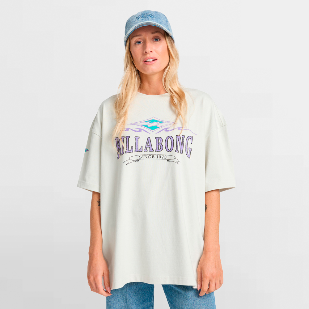 BILLABONG CAMISETA W. WAVE OUT TEE - EBJZT00481 LGR
