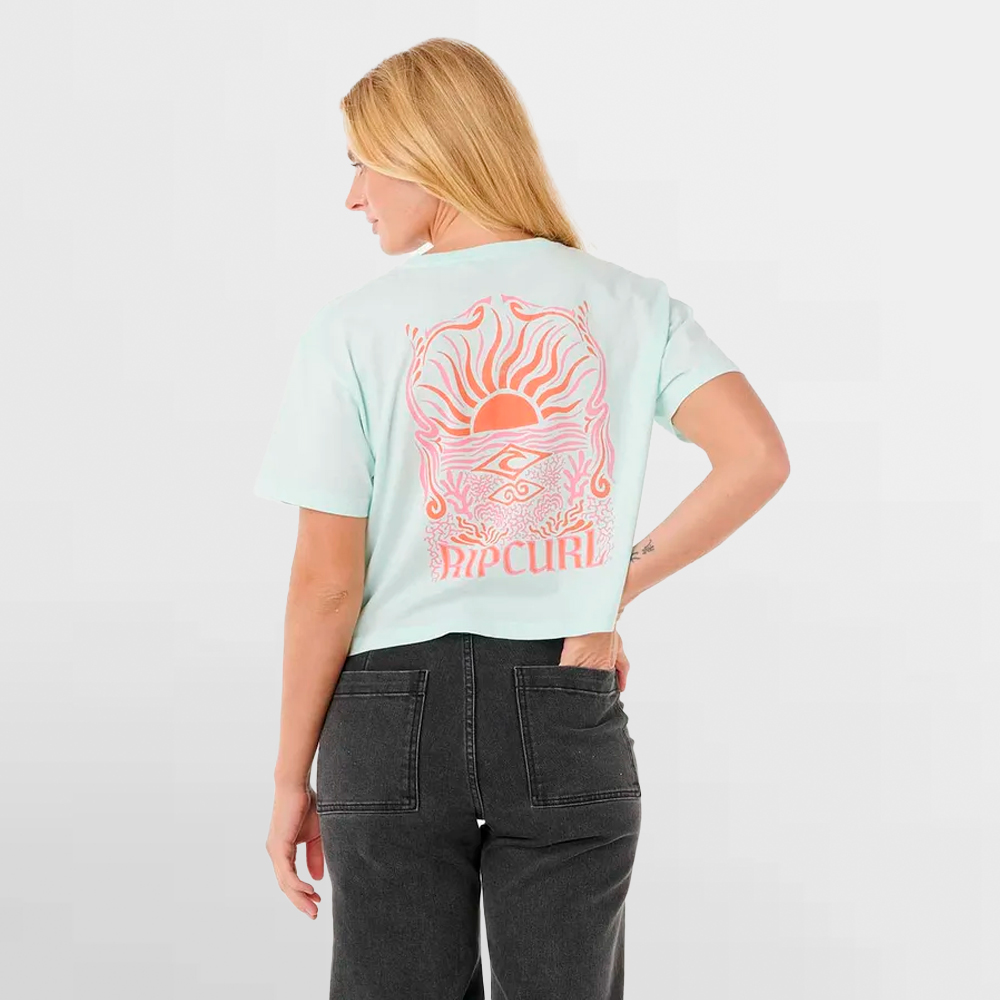 RIP CURL CAMISETA W. SUNRISE CROP TEE - 0JBWTE 0067