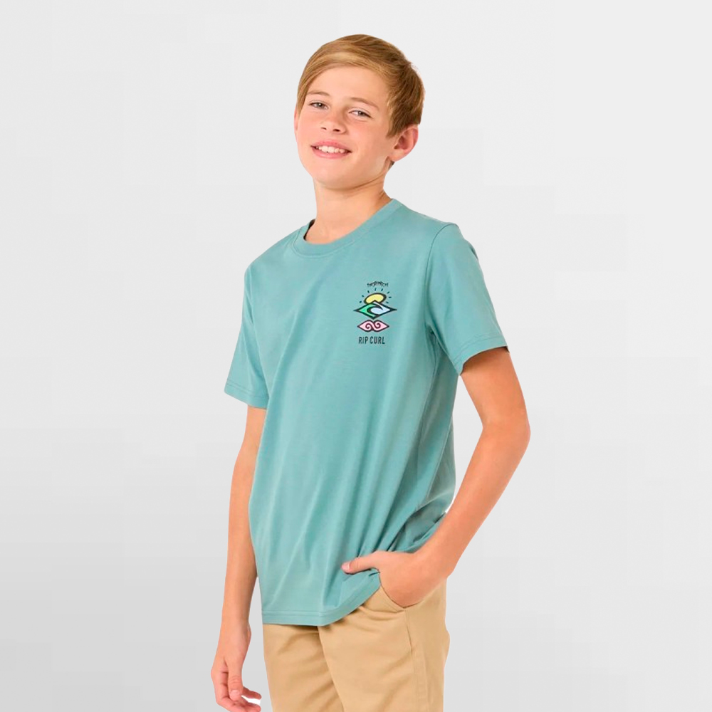 RIP CURL CAMISETA K. TROPIC DAZE LOGO TEE - 124BTE 1276