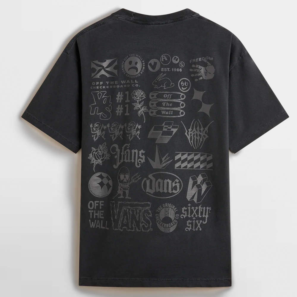 VANS CAMISETA MIXED LOT SS - VN000PCWBLK