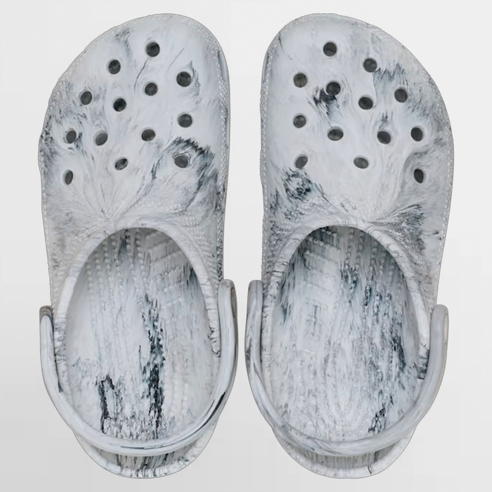 CROCS ZUECO CLASSIC WATERCOLOR MARBLED CLOG ( 1WZ ) - 211583