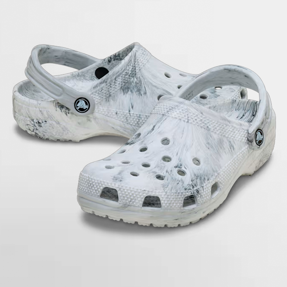 CROCS ZUECO CLASSIC WATERCOLOR MARBLED CLOG ( 1WZ ) - 211583