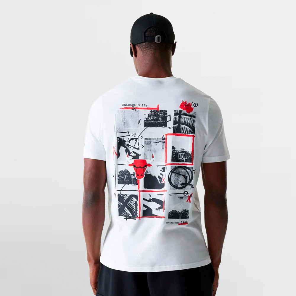 NEW ERA CAMISETA NBA PHOTOGRAPHIC PRINT REG (BULLS) - 60684304