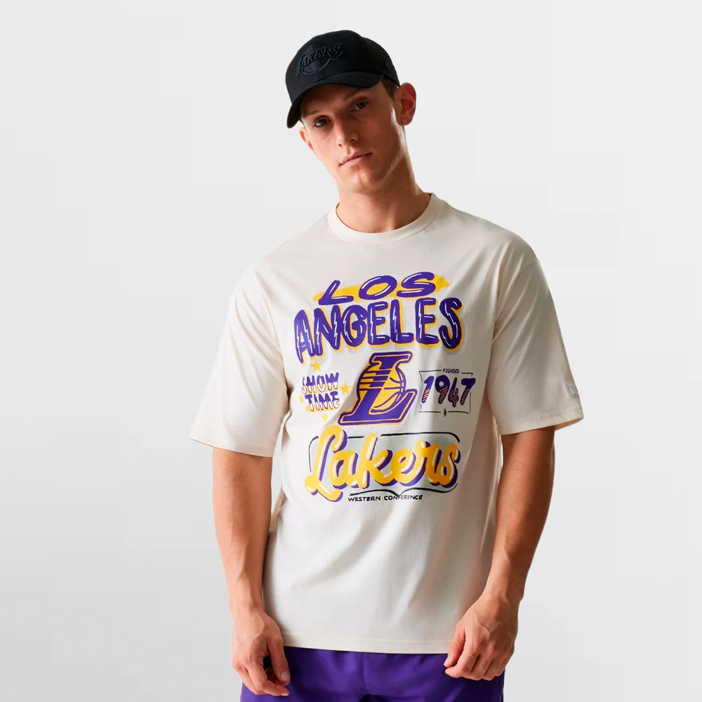 NEW ERA CAMISETA NBA GRAPHIC OS TEE (LAKERS) - 60684320