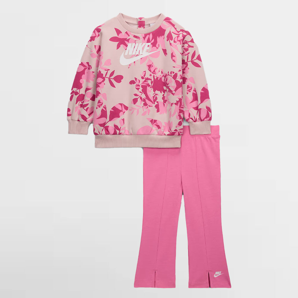 NIKE CHANDAL INF. FLORAL CAMO CREW LEGGING SET - 16N138 ACG