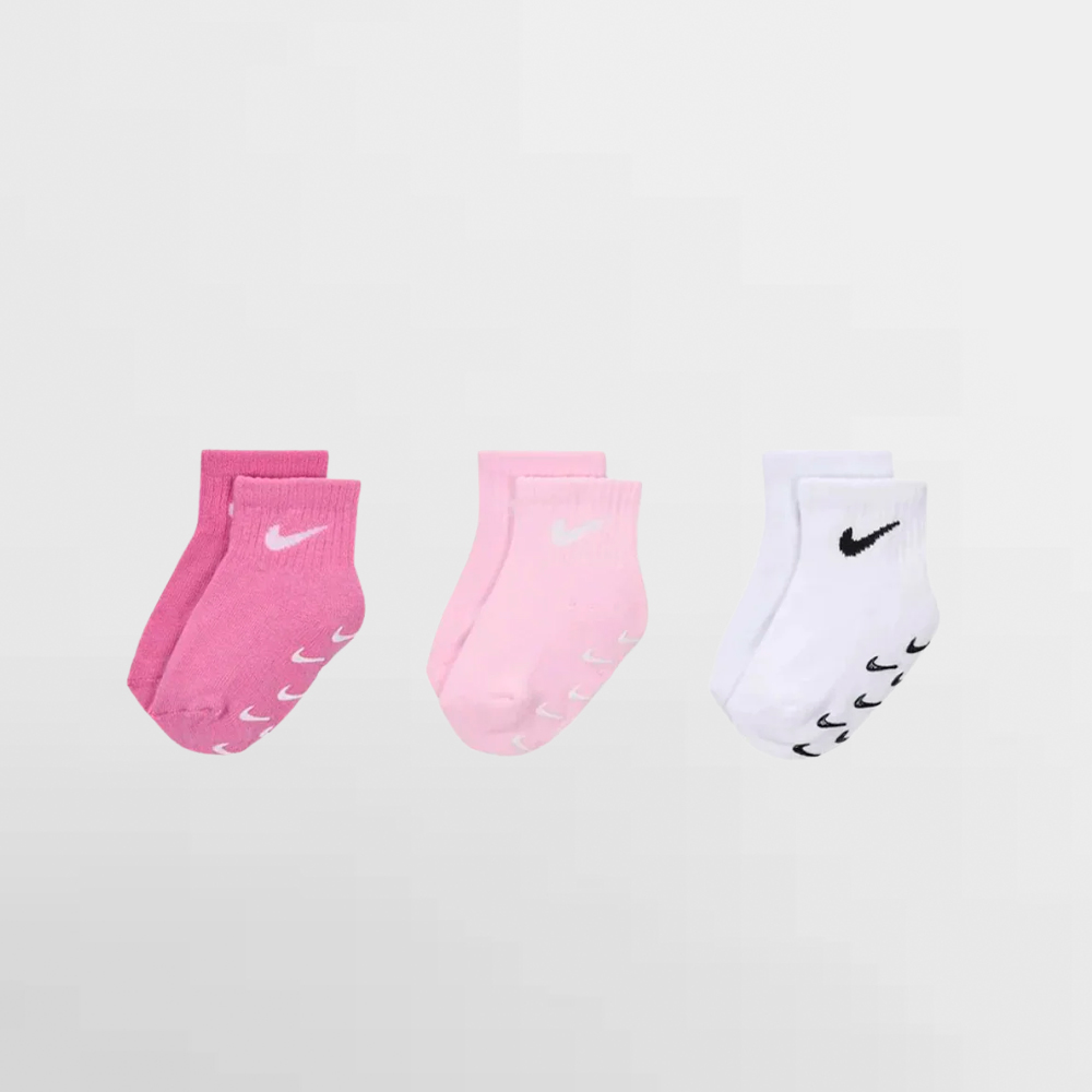 NIKE CALCETIN PACK 3 3PK GRIPPER QTR SOCK - NN1131 ACG