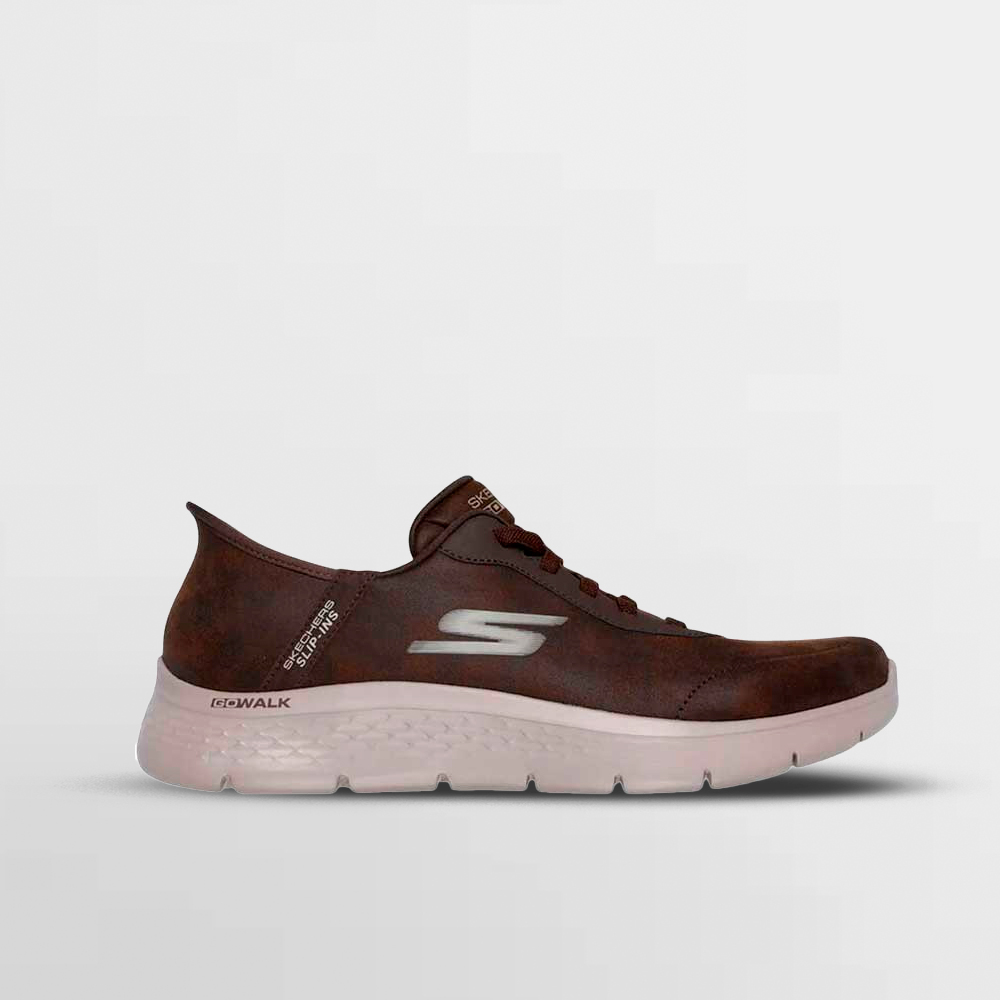 SKECHERS CALZADO GO WALK FLEX LEATHER - 216326 BRN