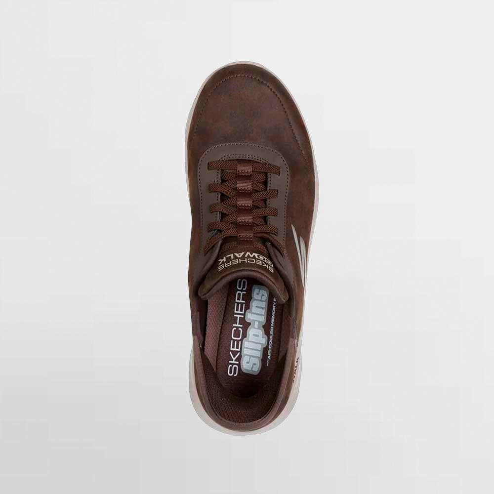 SKECHERS CALZADO GO WALK FLEX LEATHER - 216326 BRN