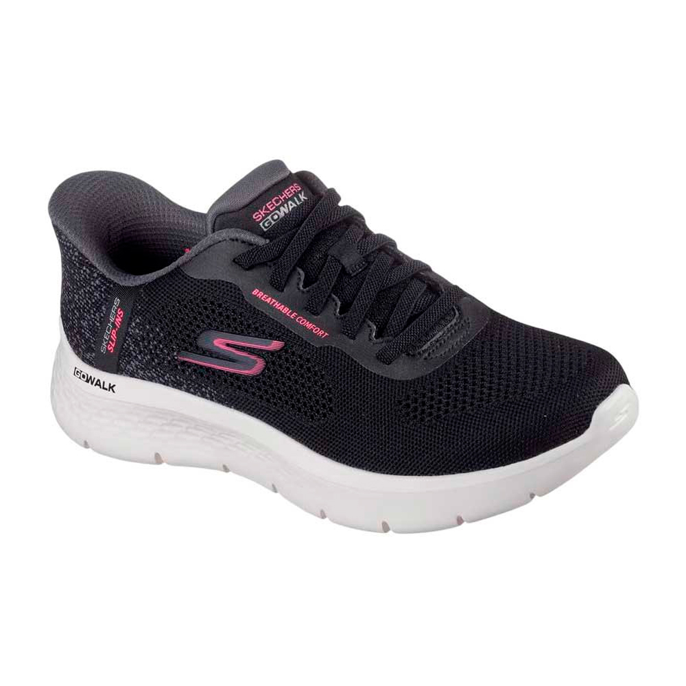 SKECHERS CALZADO W. GO WALK FLEX SLIP-INS - 125503 BLK